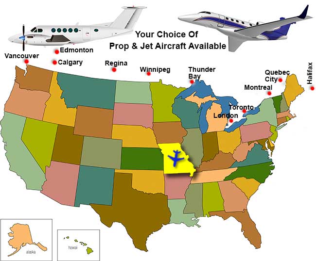 Missouri Charter Flight Directory